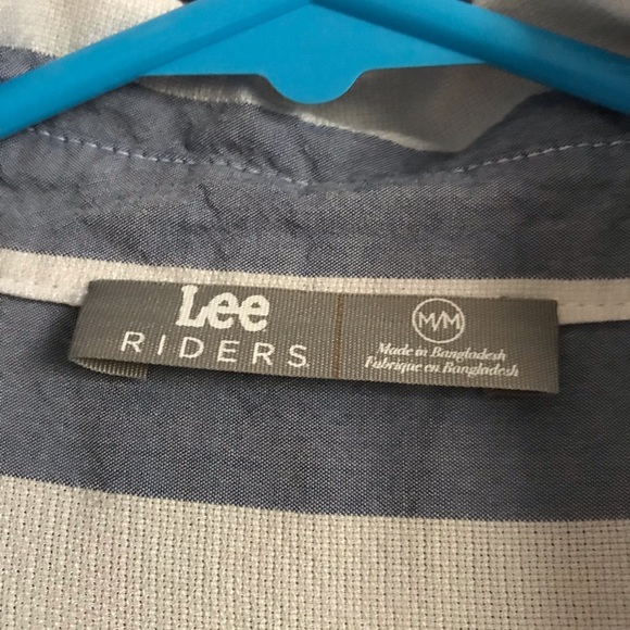 Blue and white stripes button up - Picture 2 of 2